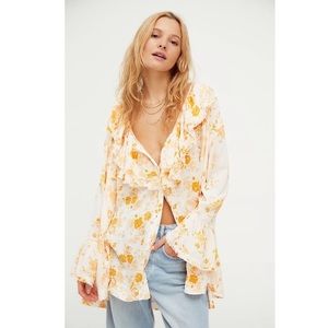 Free People Loretta Floral Print Tunic